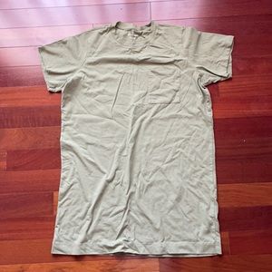 Green t-shirt dress. Size XL.